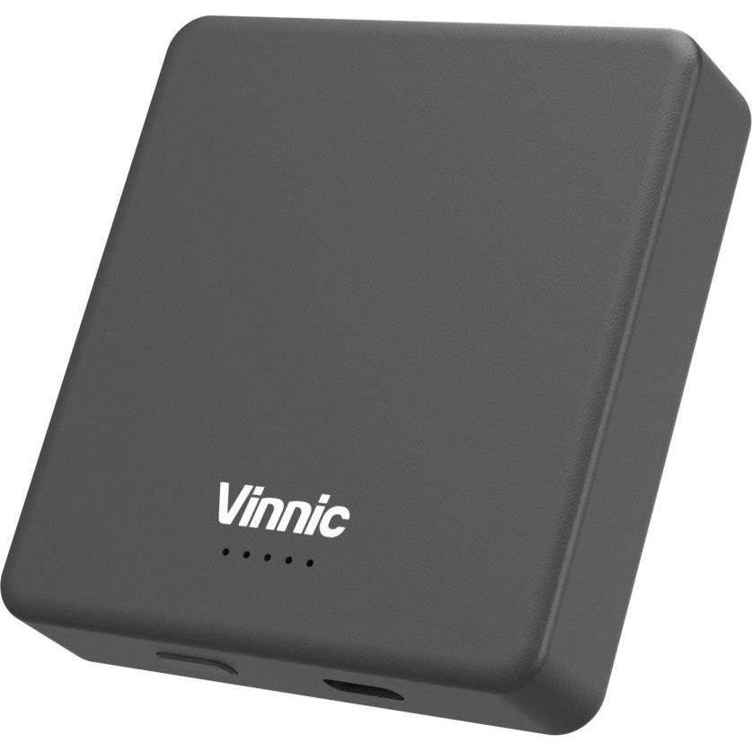 Vinnic MANA Magnetic Wireless Powerbank 8.000mAh, grey (8000 mAh, 20 W, 30.80 Wh), Powerbank, Grau