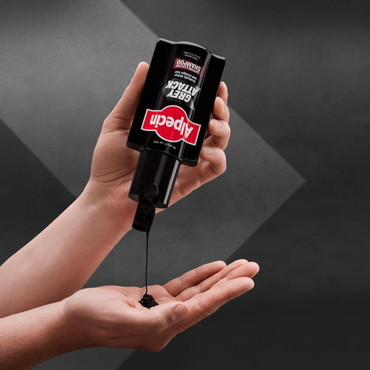 Produktbild Alpecin Grey Attack Koffein & Farbe Shampoo für Männer 200ml (Flüssiges Shampoo, 200 ml)