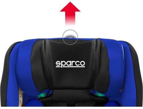 Actual product image Sparco SK6000I-BL Blue (Reboarder, ECE R129/i-Size Standard)