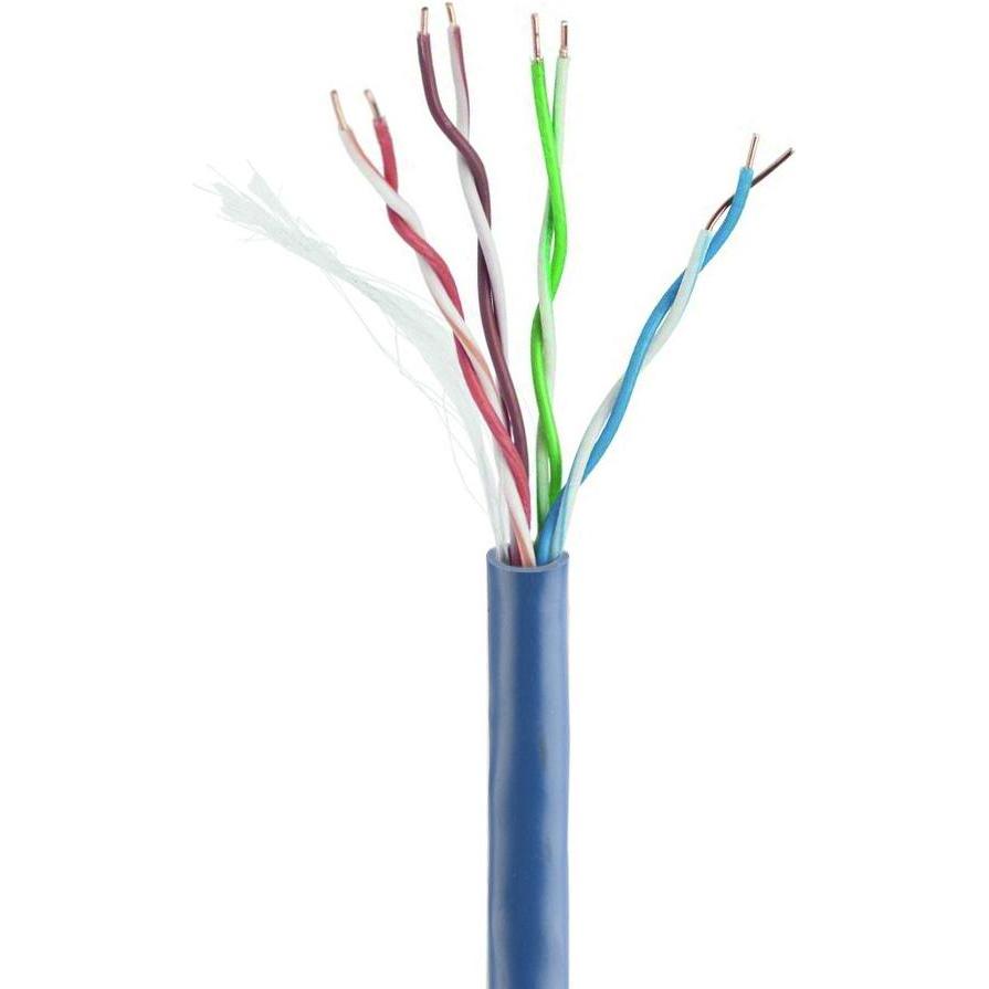 Gembird CAT5e UTP LAN Kabel (CCA), 1000 ft, Blau (U/UTP, CAT5e, 305 m), Netzwerkkabel