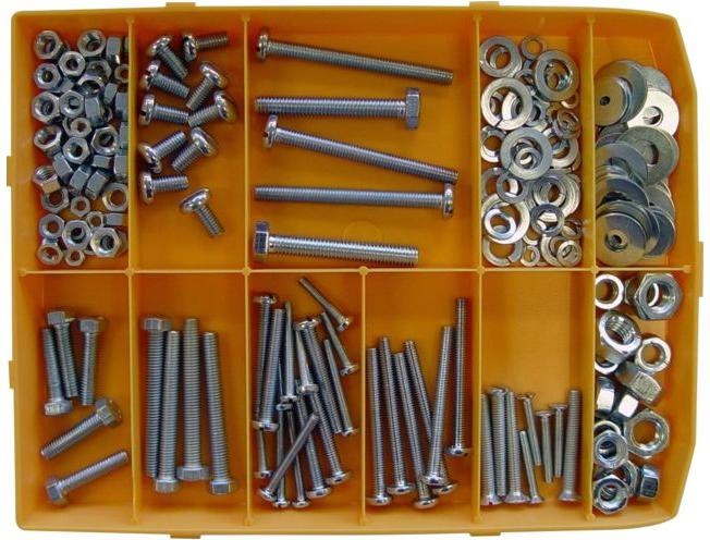 Immagine prodotto BestaPac Assortimento di viti in metallo (186 Viti per pezzo)