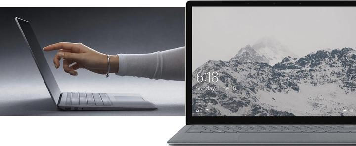 Image du produit Microsoft Surface Laptop, Platine, SSD 128 Go (13.50", Intel Core i5-7200U, 4 Go, 128 Go)