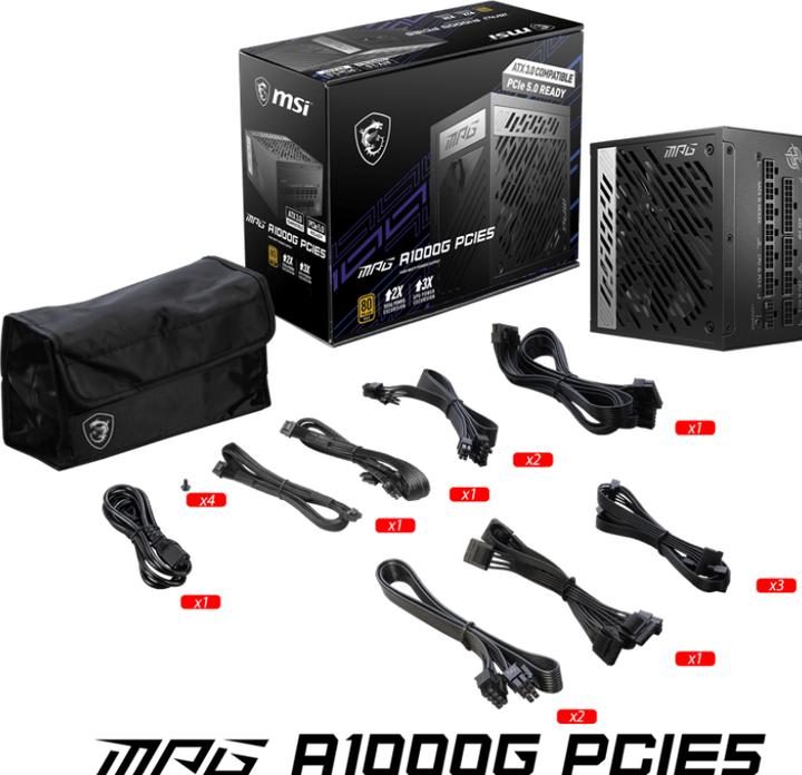 Produktbild MSI MPG A1000G PCIE5 (1000 W)