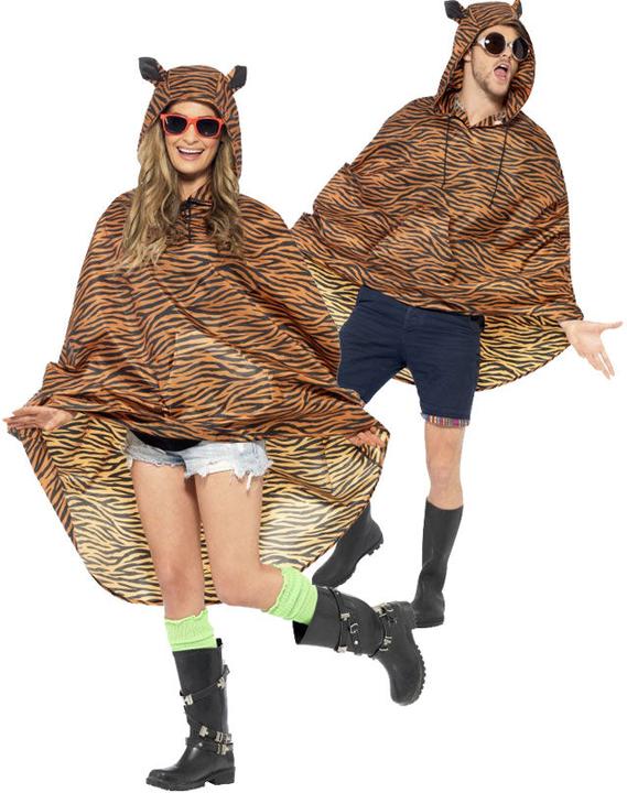 Produktbild Smiffys Tiger Poncho (One Size)