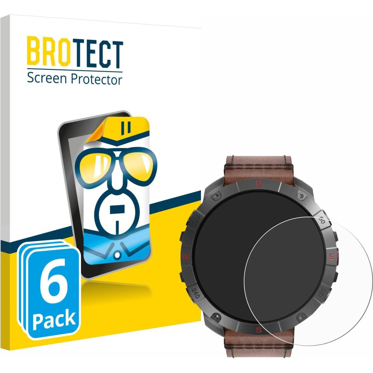 BROTECT Schutzfolie Displayschutz Displayschutzfolie Folie Klar Transparent, Smartwatch Schutzfolie, Transparent