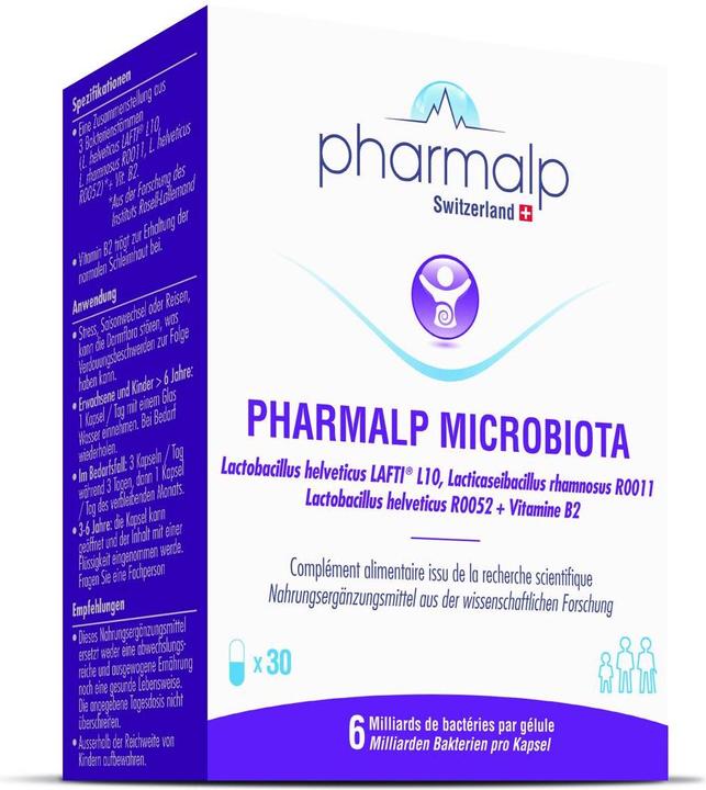 Actual product image Pharmalp MICROBIOTA Kapseln (30 Piece, Capsules, 32 g)