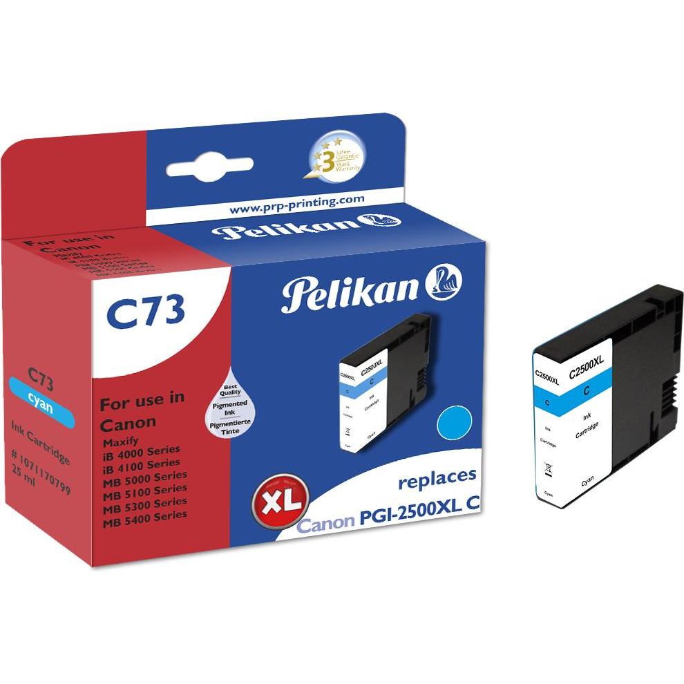 Pelikan, Druckerpatrone, C73 PGI-2500XL cy kompatibel (C)