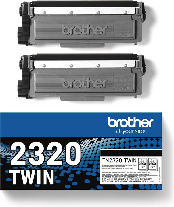 Produktbild Brother TN-2320TWIN (BK)