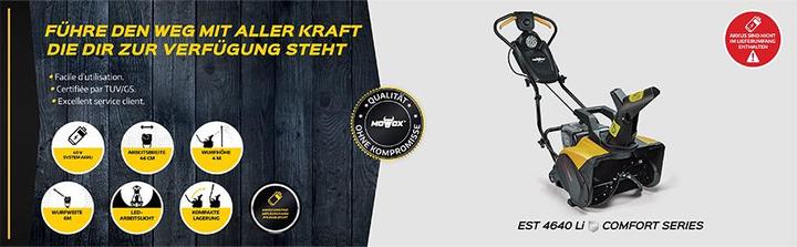 Produktbild Mowox Schneefräse EST 4640 Li (60 cm)