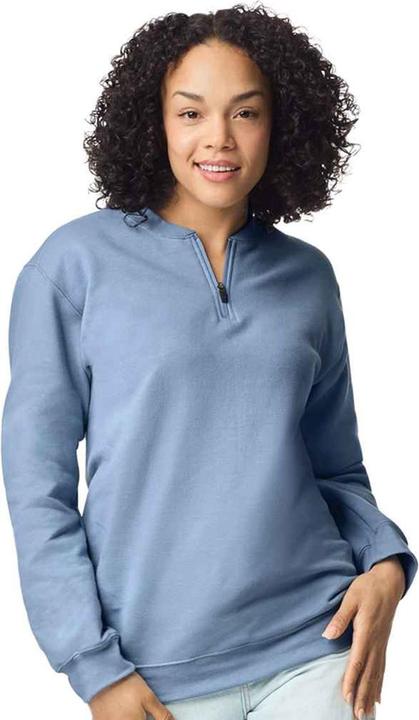 Produktbild Gildan Sweatshirt mit kurzem Reissverschluss Mittelschwer (XXL)