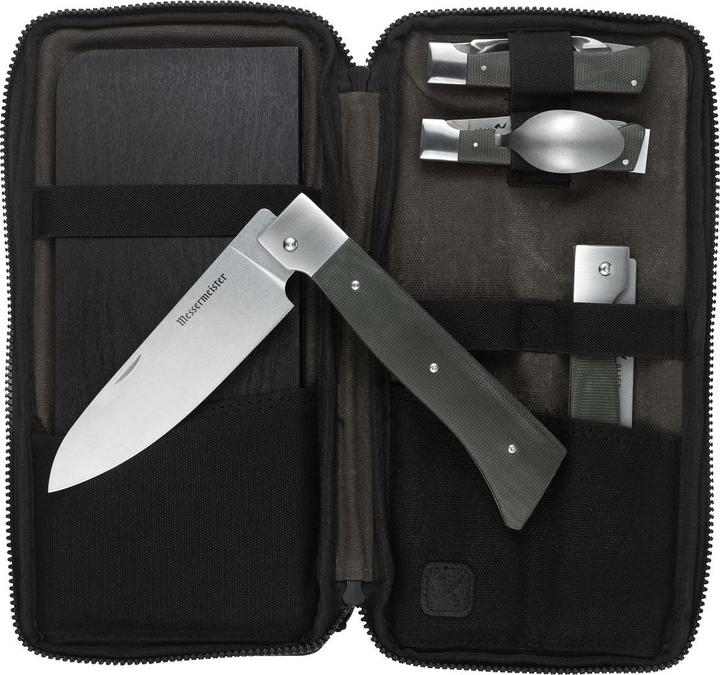 Image du produit Messermeister Set de couverts de plein air Adventure Chef 6 pièces, Noir