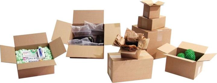 Actual product image Transpak Trans-pak cardboard box 1 corrugated 100 x 100 x 100 mm 1.1B (50x)