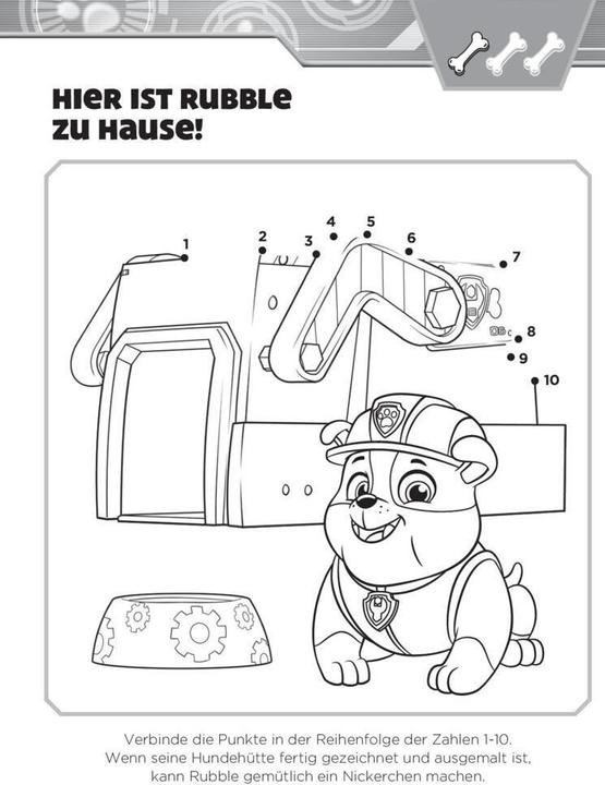 Immagine prodotto Lernen mit der PAW Patrol: Von Punkt zu Punkt. Mein Vorschulbuch (Tedesco, Casa editrice Schwager & Steinlein, 2022)
