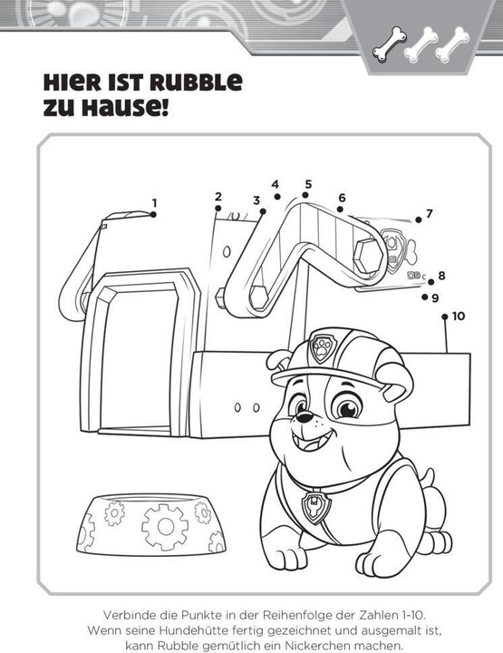 Produktbild Lernen mit der PAW Patrol: Von Punkt zu Punkt. Mein Vorschulbuch (Deutsch, Schwager & Steinlein Verlag, 2022)