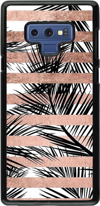 Actual product image PhoneLook Cover Palm trees gold stripes (Samsung Galaxy Note 9)