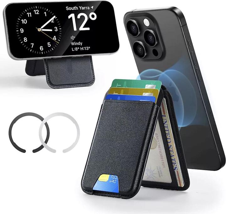 ESR HaloLock Vegan Leather Wallet Stand