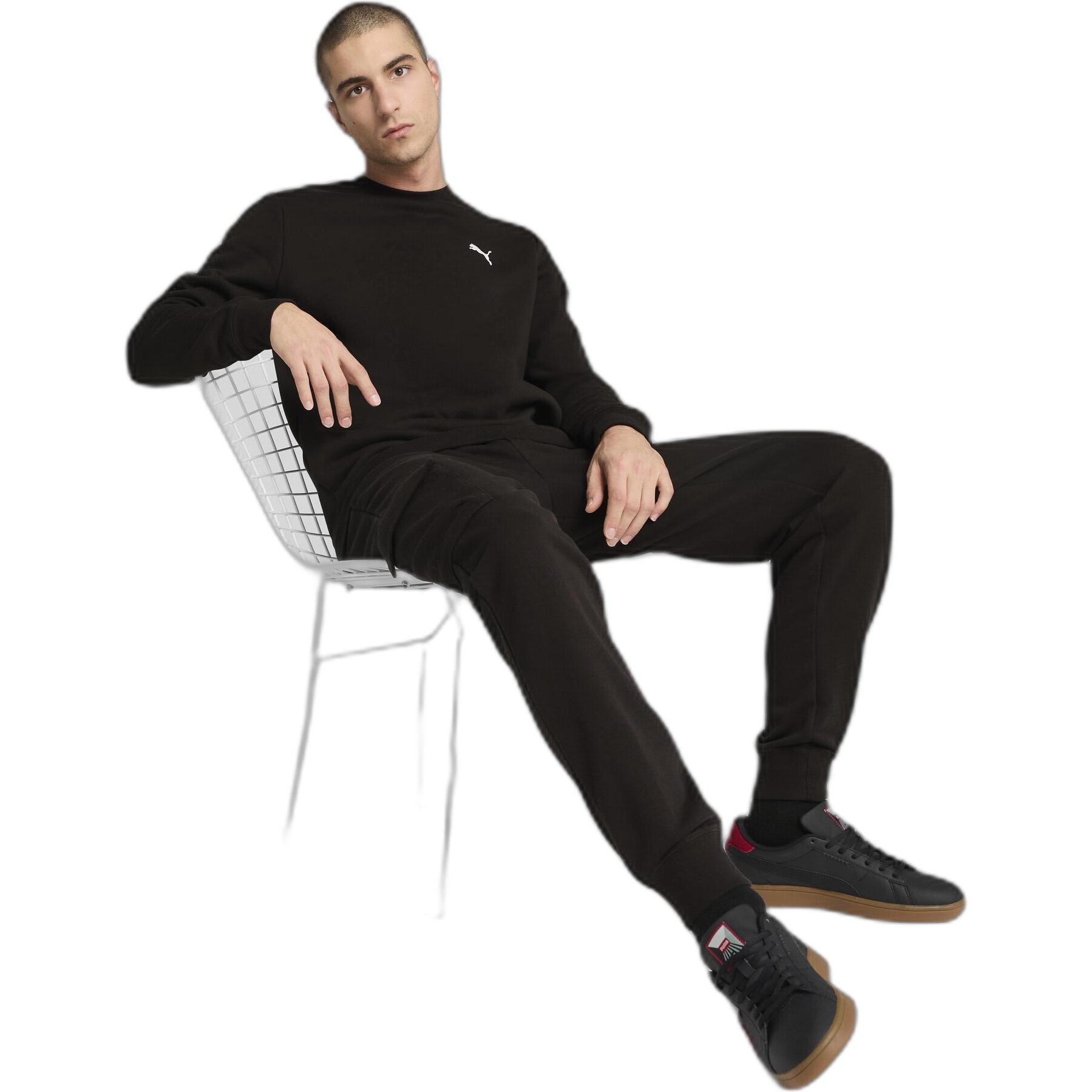 Thumbnail - Puma, Herren, Pullover, ESS Crew FL, Schwarz, (XXL)