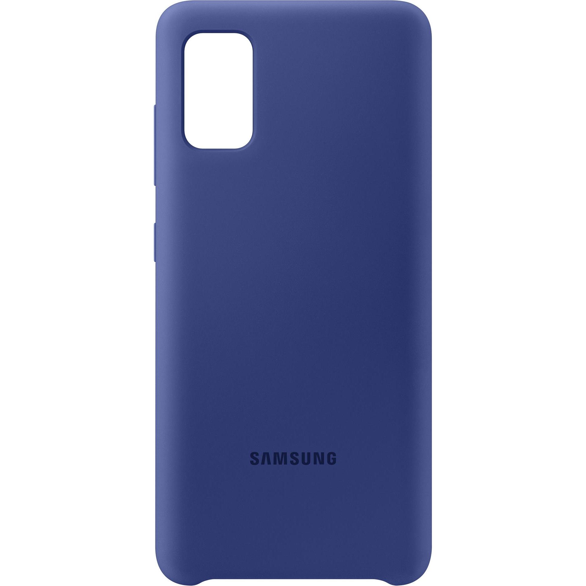 Samsung Silicone Cover (Samsung Galaxy A41), Smartphone Hülle, Blau