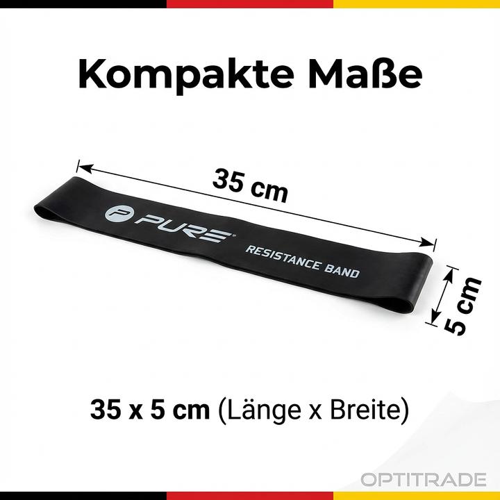 Actual product image Pure2improve Resistance Bands (0.35 m, Strong, Medium, Easy)
