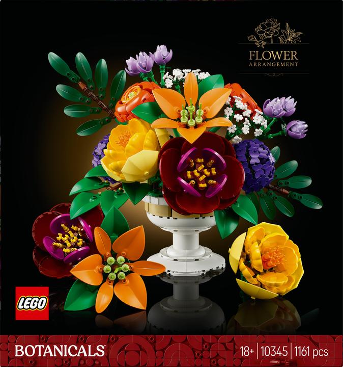 Actual product image LEGO Flower arrangement (10345, LEGO Botanical, LEGO Rare Sets)