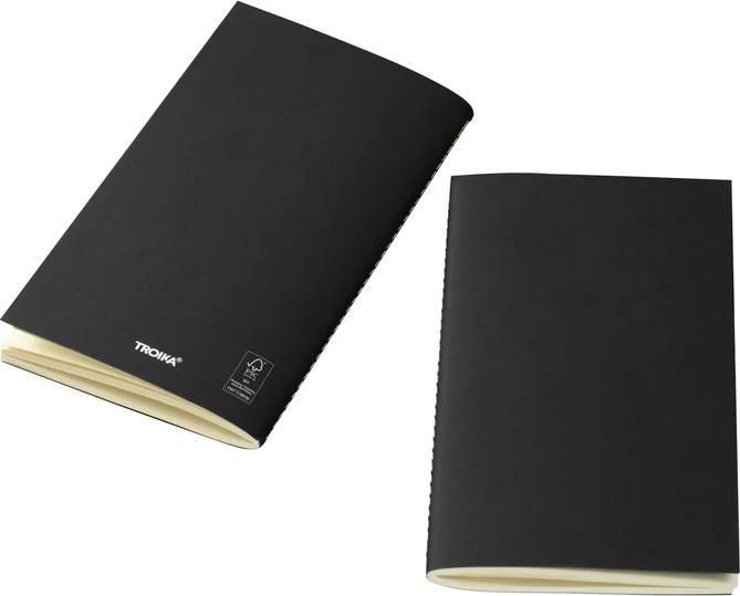 Troika ERSATZBLÖCKE BTJ25 Set aus 2 Notizbücher, schwarz