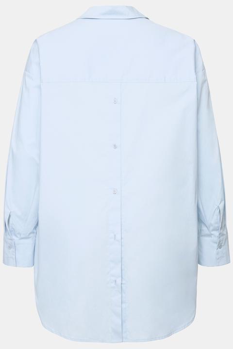 Actual product image Studio Untold Back Button Long Sleeve Blouse (60)