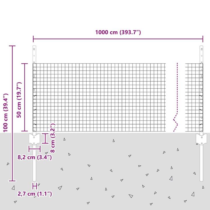 Produktbild vidaXL Aussenbarriere