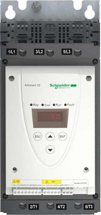 Image du produit Schneider Electric Démarreur progressif AT22 75A 400V triphasé IP20