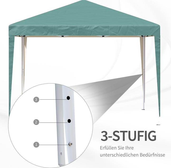 Actual product image Outsunny Folding pavilion with carrier bag (300 cm, 295 cm)