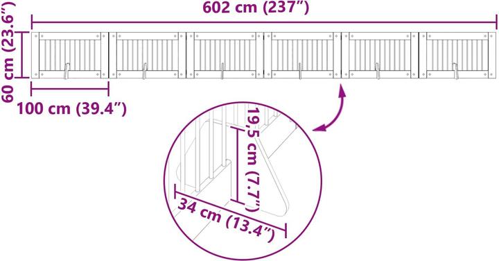 Actual product image vidaXL Haustierbefestigung
