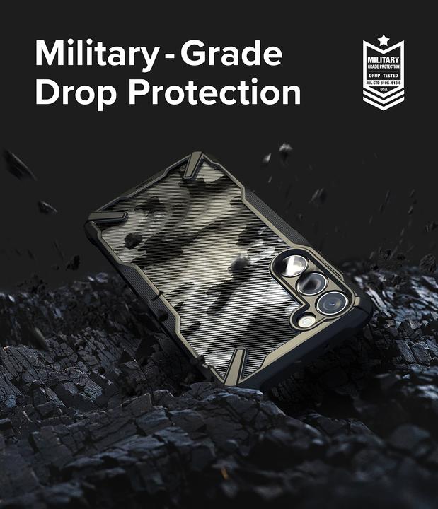 Actual product image Ringke Fusion X Design case for Samsung Galaxy S23+ camouflage black (Samsung Galaxy S23+)