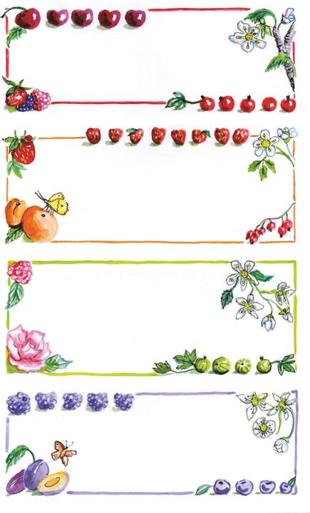 Produktbild Z-Design Aufkleber Home Fruchtrahmen