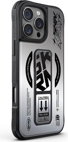 Actual product image Skinarma case Kira Kobai iPhone 16 Pro Max 6.9" Magnetic Charging Grip Stand chrome (Apple iPhone 16 Pro Max)