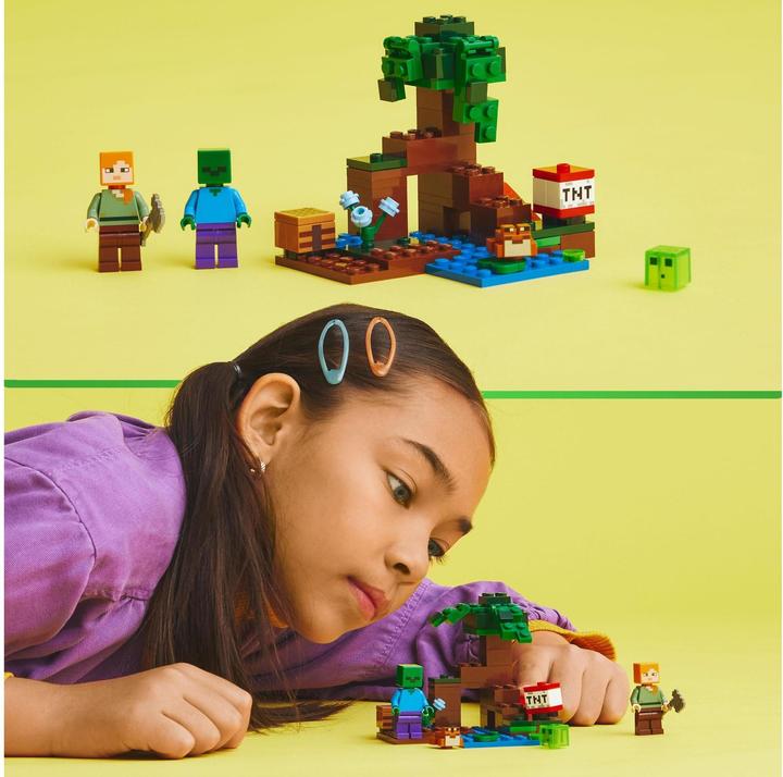Image du produit LEGO L'aventure des marais (21240, LEGO Minecraft)
