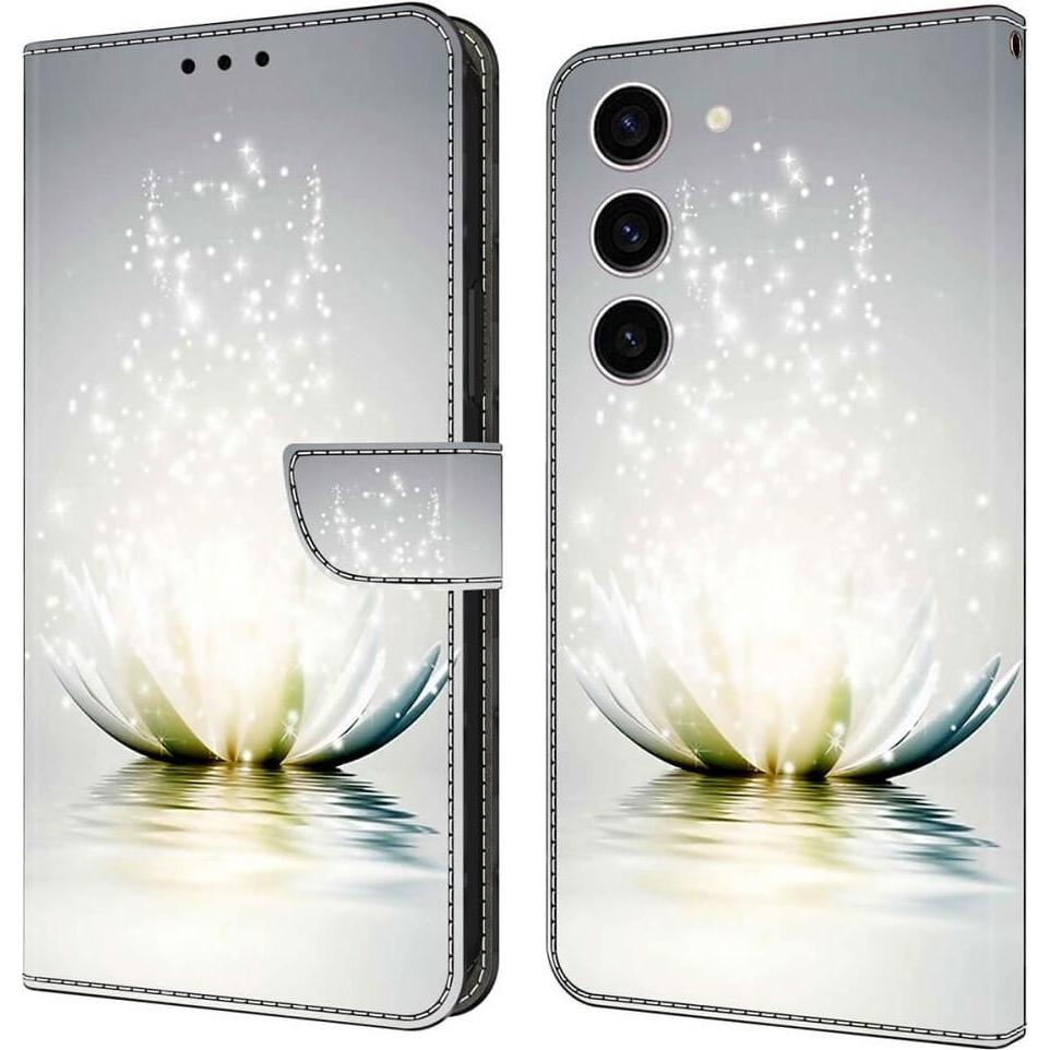 Thumbnail - Cover-Discount 3D-Effekt Hülle Etui Butterfly blau (Samsung Galaxy S24), Smartphone Hülle, Blau