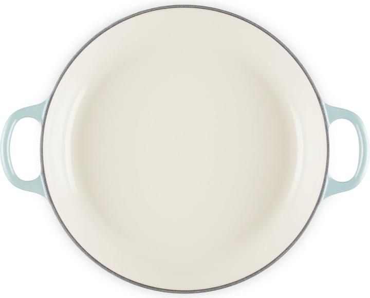 Produktbild Le Creuset Bräter SIGNATURE Blume 26cm/2l Sea Salt (Gusseisen, 26 x 16.40 cm)