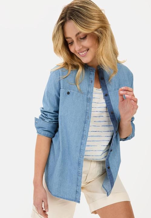 Actual product image Camel Active Jeansbluse aus reiner Baumwolle (M)