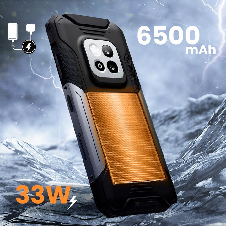 Produktbild Myphone Construction 2 5G (128 GB, Schwarz, 6.58", SIM + eSIM, 5G)