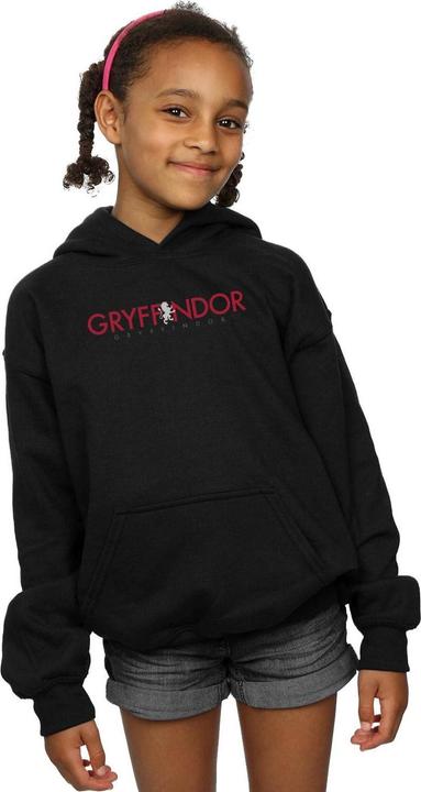 Produktbild Gryffindor Text Kapuzenpullover Mädchen (140, 146)