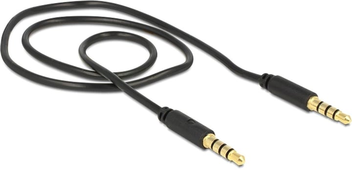 Produktbild Delock 3.5mm Stereokabel 4-pin (0.50 m, 3.5mm Klinke (AUX))