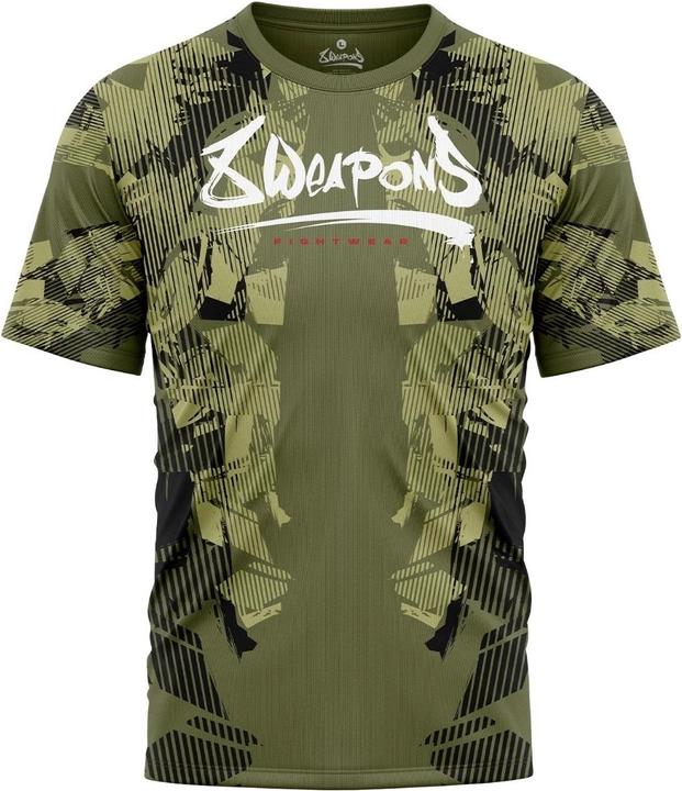 Actual product image 8Weapons 8 WEAPONS Functional T-Shirt, Hit 2.0, olive-black, L (L)
