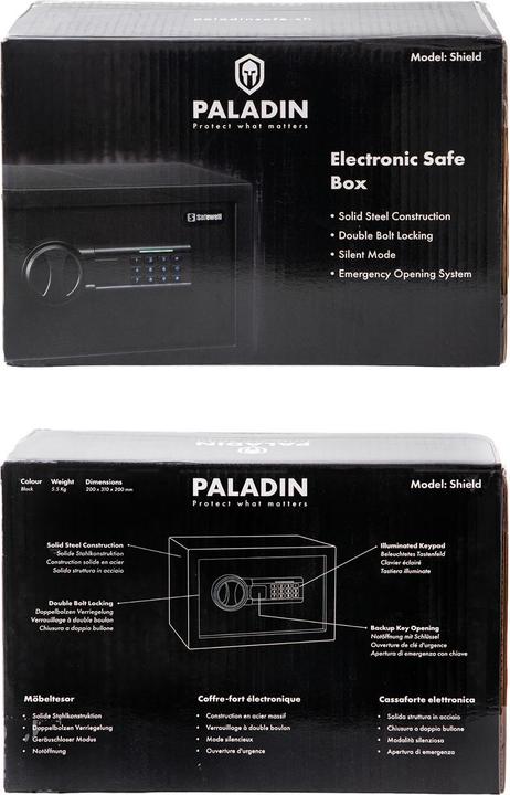 Image du produit Paladin Möbeltresor Shield (8.50 l)