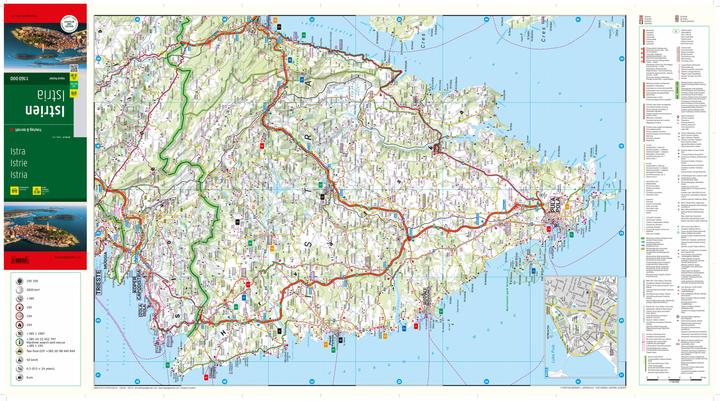 Produktbild Istrien, Strassen- und Freizeitkarte 1:160.000, freytag & berndt