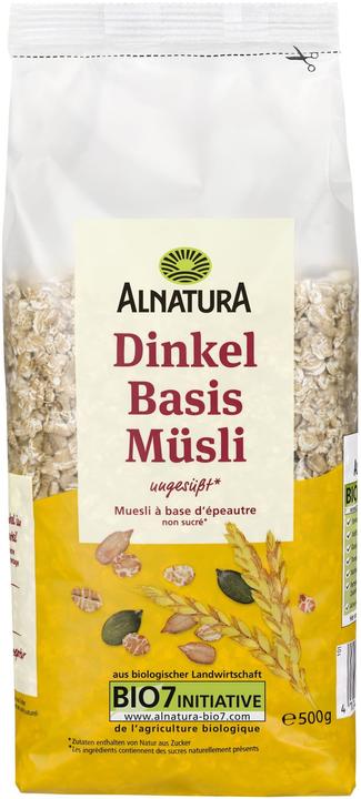 Produktbild Alnatura Bio Dinkel Basis Müsli (500 g)