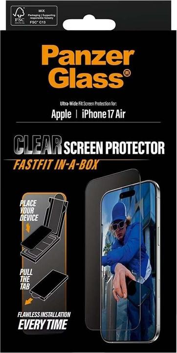 Image du produit PanzerGlass Ultra Wide Fit (1 pcs, Apple iPhone Air)