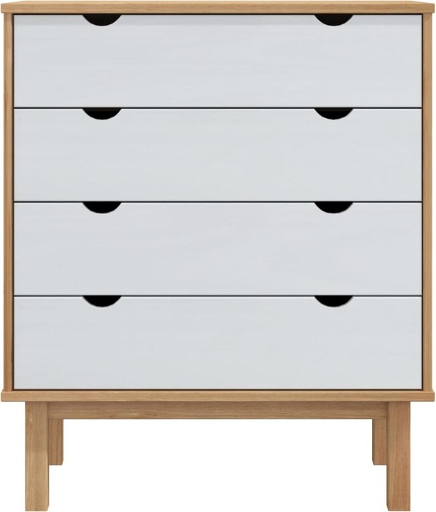 Marron et blanc