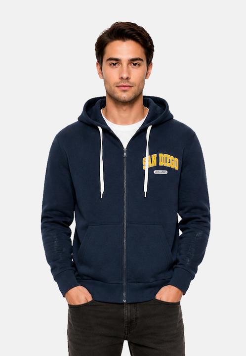 Image du produit Jack & Jones Jjebradley Varsity Sweat Zip Hood Styd (L)