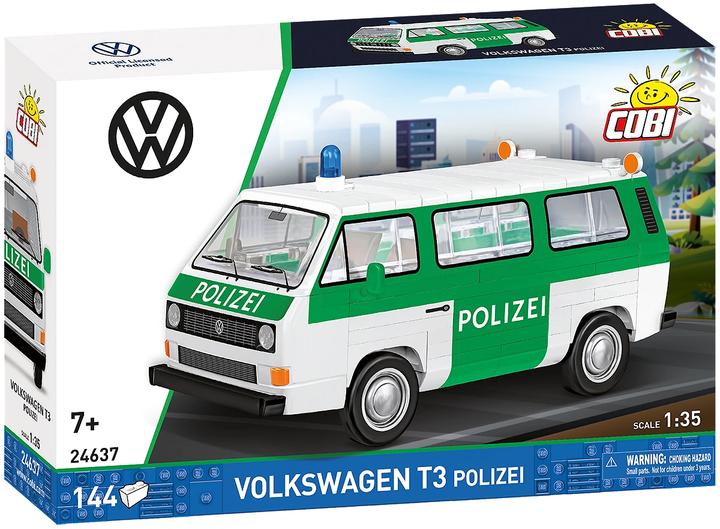 Produktbild Cobi COBI-24637 - 146 PCS VOLKSWAGEN 24637 T3 POLIZEI