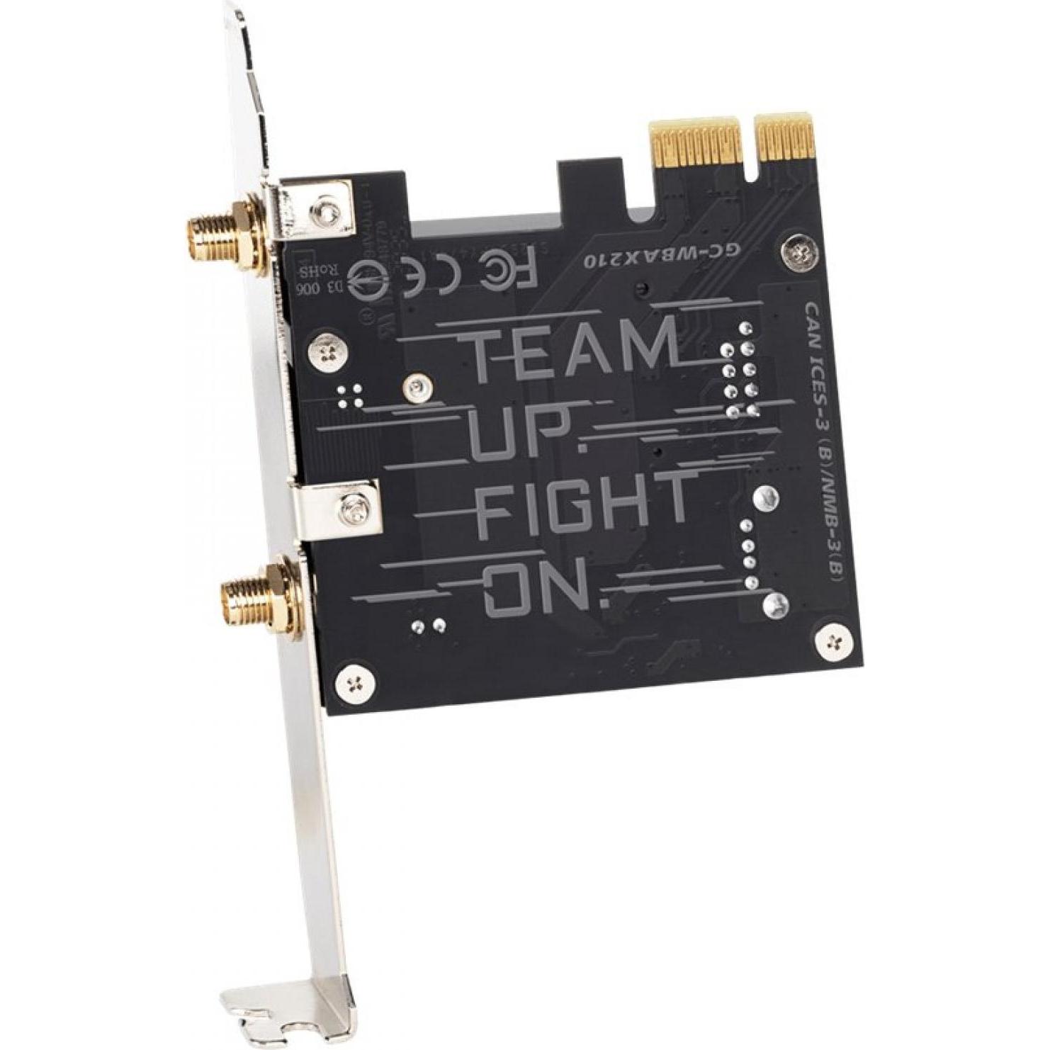 Thumbnail - Gigabyte GC-WBAX210 (PCI-E x1), Netzwerkkarte, Schwarz