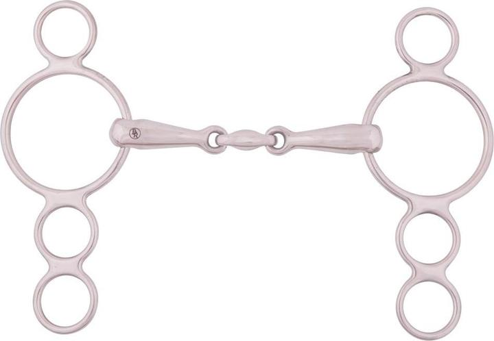 Produktbild BR Equestrian Equipment 4-Ring Gebiss aus Edelstahl